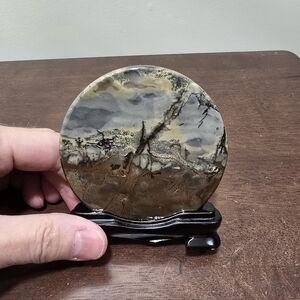 Picture Jasper Crystal Slab in Holder #J